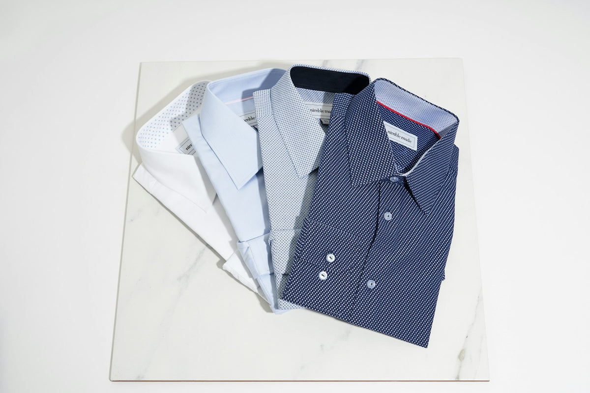 Blue illustrative test shirt